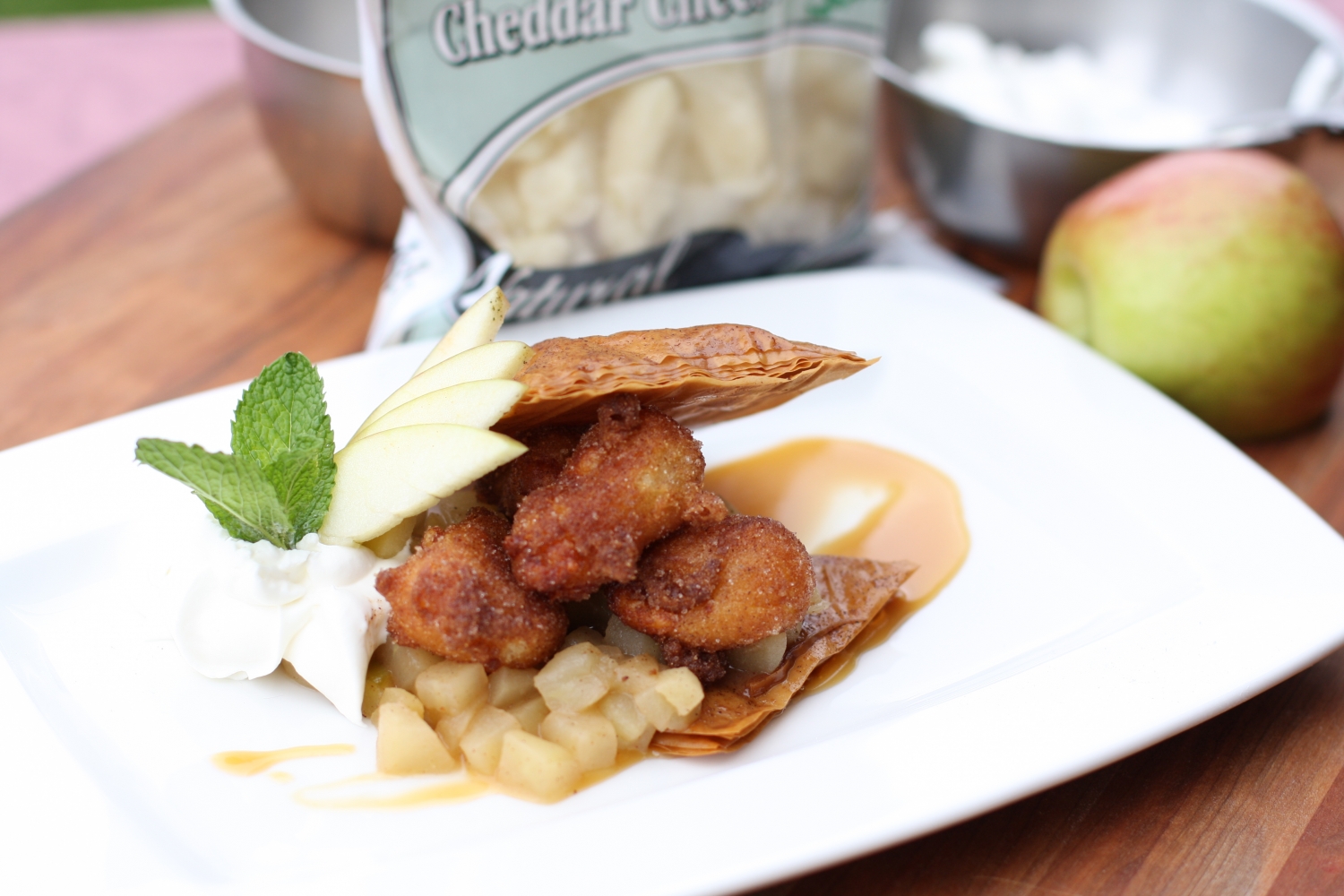Caramel Apple Cheddar Cheese Curds Ellsworth Cooperative Creamery