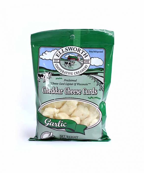 5 oz. Garlic Flavor Natural Cheddar Cheese Curds Ellsworth