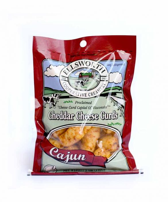 5 oz. Cajun Flavor Natural Cheddar Cheese Curds Ellsworth Cooperative