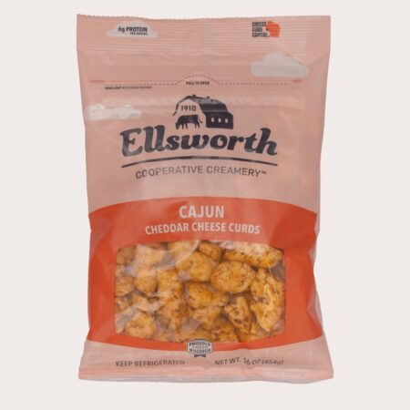 16 oz Cajun Flavor Cheddar Cheese Curds