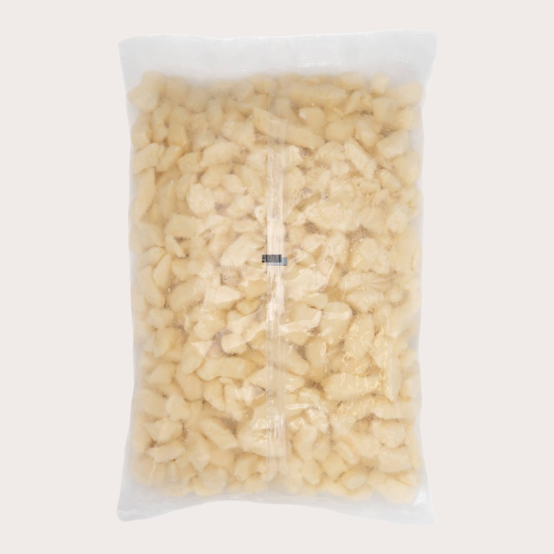 10 lb. Chilled Natural White Cheddar Curds (2/5 lb. bags) - Image 2