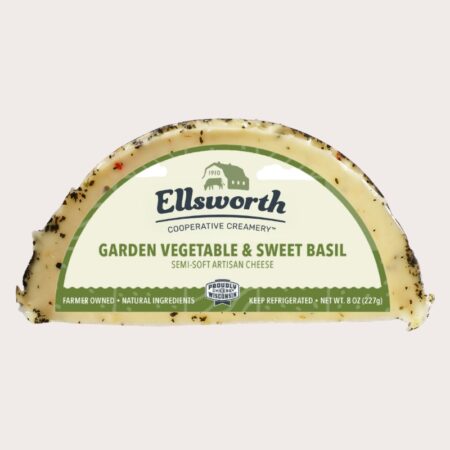 8 oz Garden Vegetable & Sweet Basil Cheese