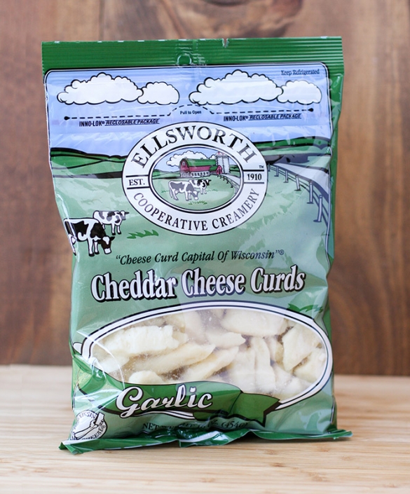 16 oz. Garlic Flavor Natural Cheddar Cheese Curds Ellsworth