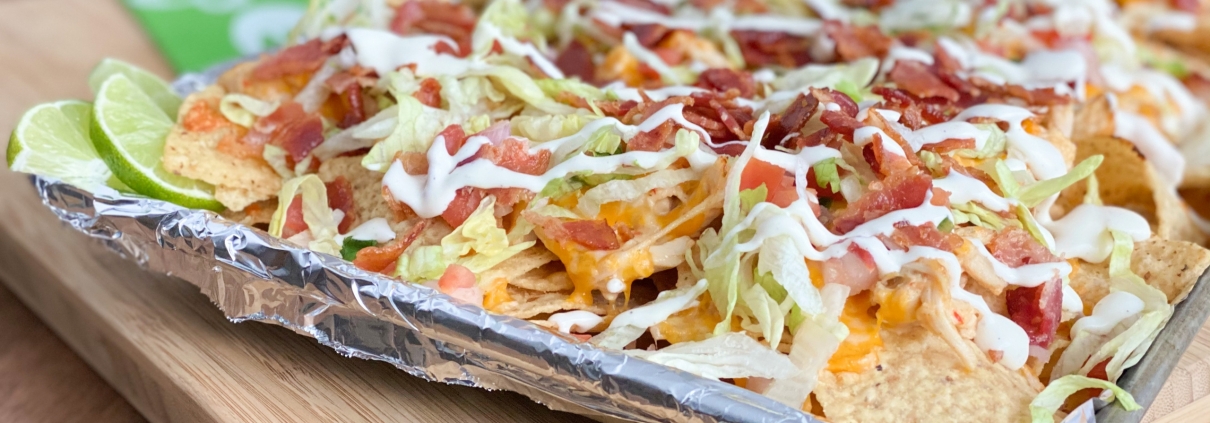 Chicken and Bacon Ranch Nachos