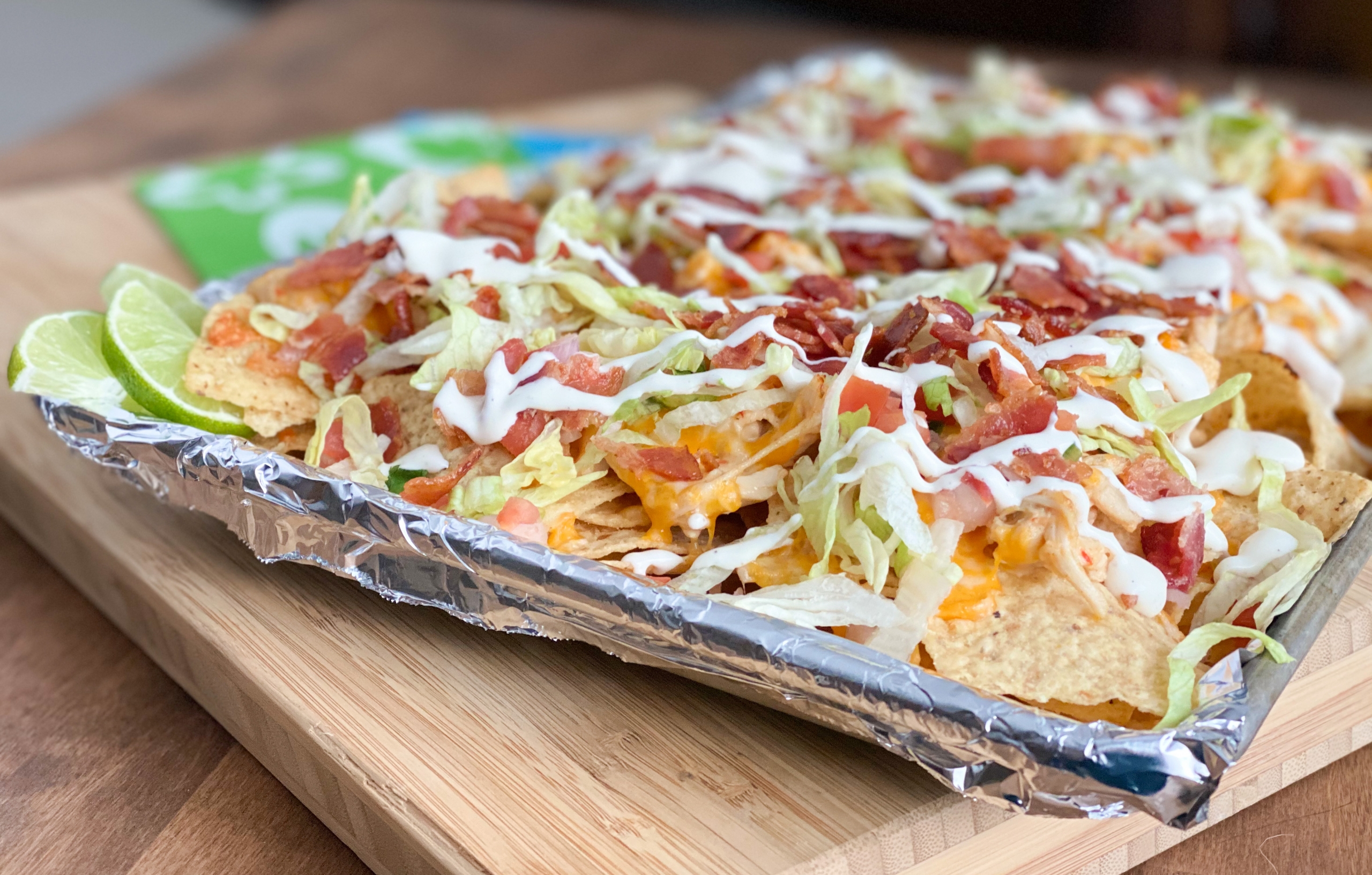 Chicken and Bacon Ranch Nachos