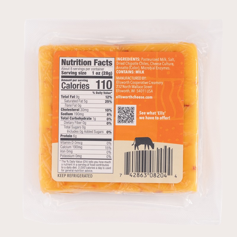 7.5 oz Chipotle Colby Cheese - Image 2