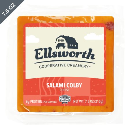 7.5oz  Salami Colby