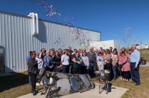 Employees of Ellsworth Coop celebrate the grand opening